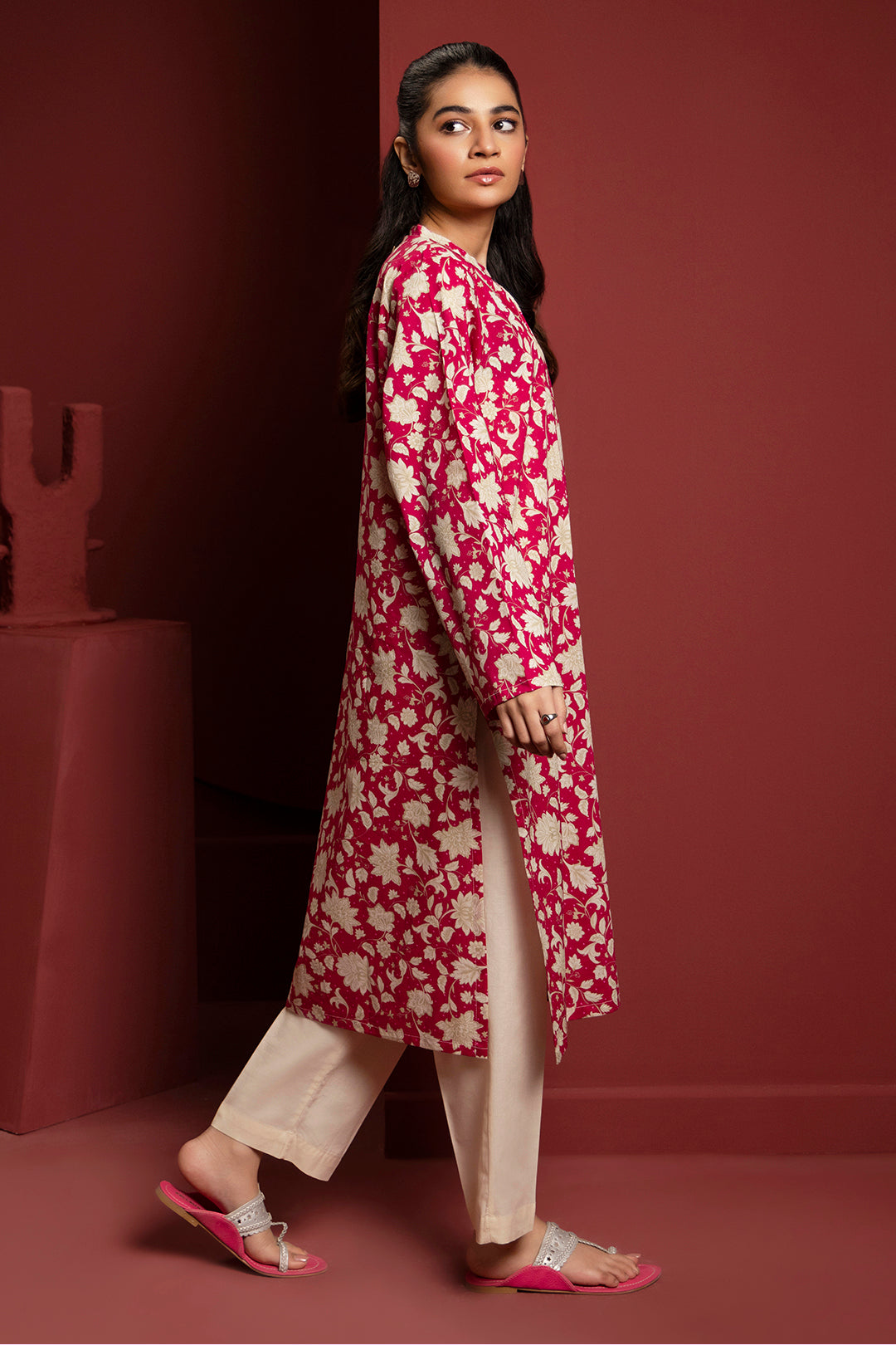 Zellbury | Winter Pret | Kurta - 3250 -  Zellbury Women Essential Pret - Original Designer Dress - House of Maryam