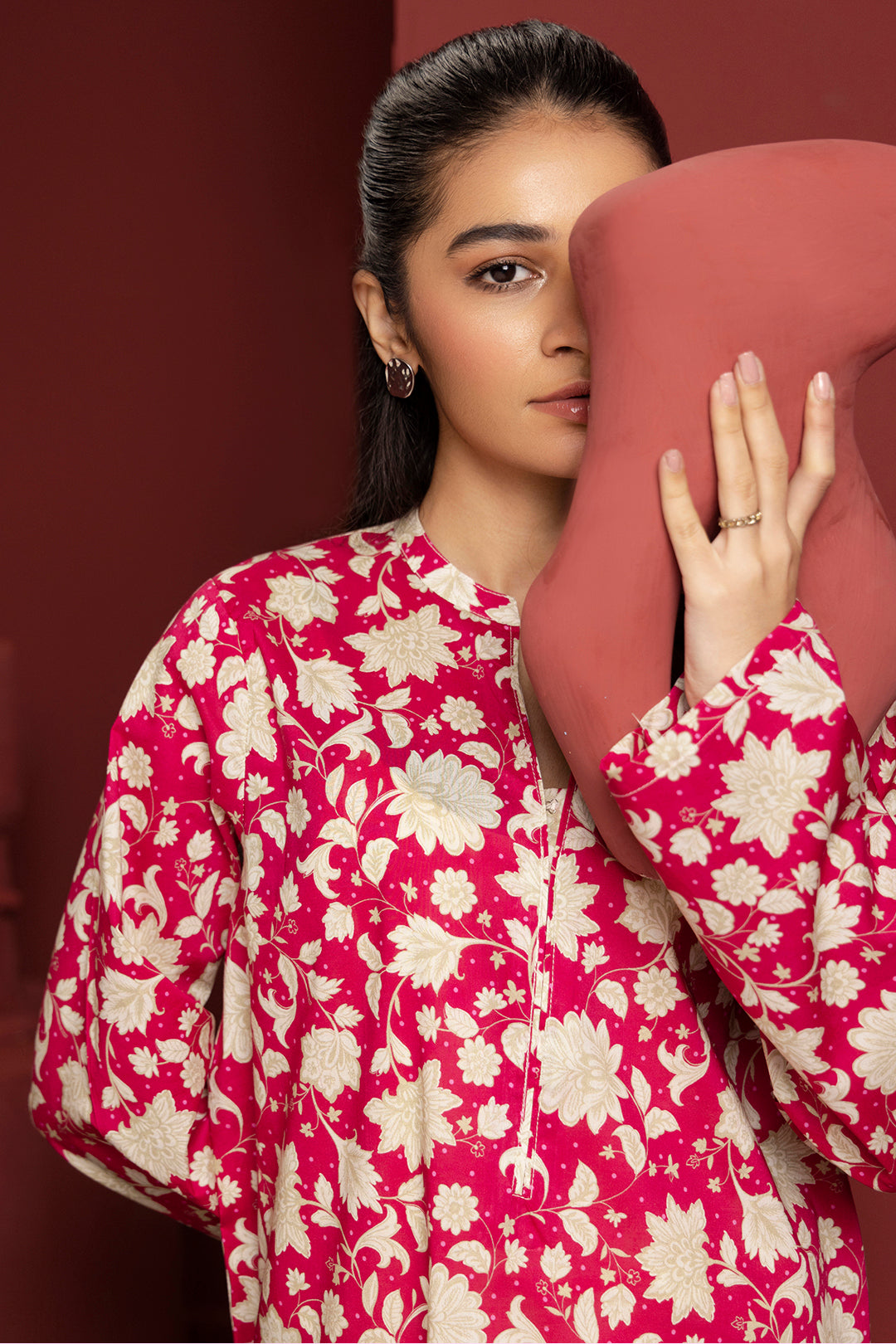 Zellbury | Winter Pret | Kurta - 3250 -  Zellbury Women Essential Pret - Original Designer Dress - House of Maryam