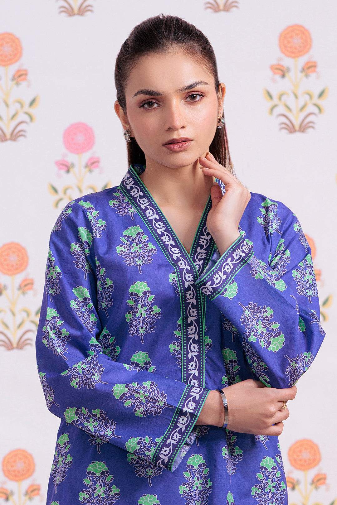 Zellbury | Winter Pret | Kurta - 3251 -  Zellbury Women Essential Pret - Original Designer Dress - House of Maryam