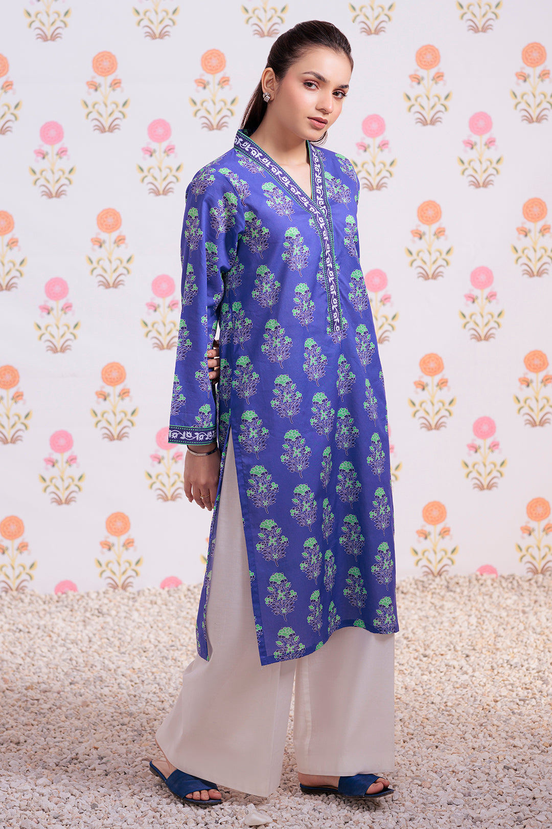 Zellbury | Winter Pret | Kurta - 3251 -  Zellbury Women Essential Pret - Original Designer Dress - House of Maryam