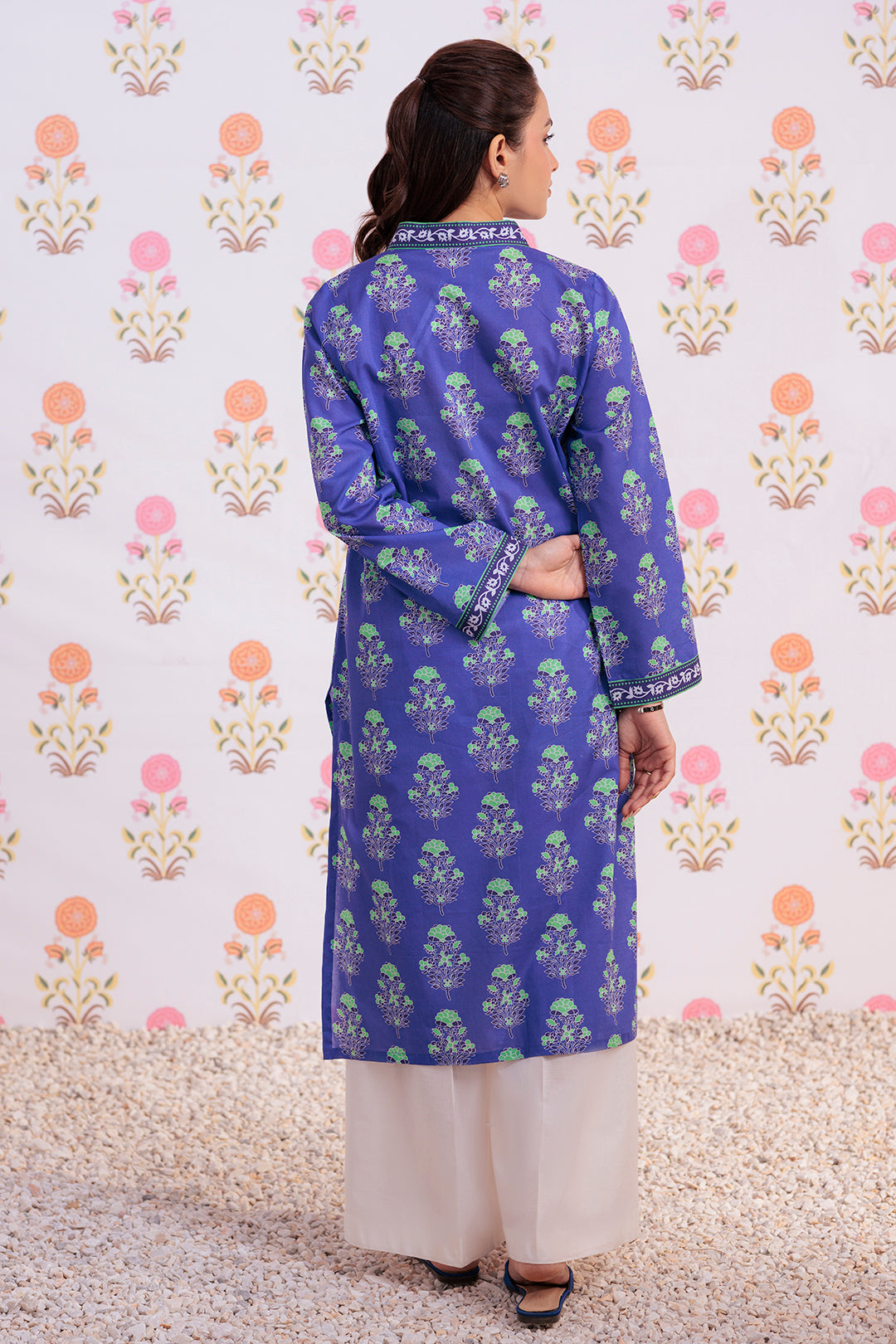 Zellbury | Winter Pret | Kurta - 3251 -  Zellbury Women Essential Pret - Original Designer Dress - House of Maryam