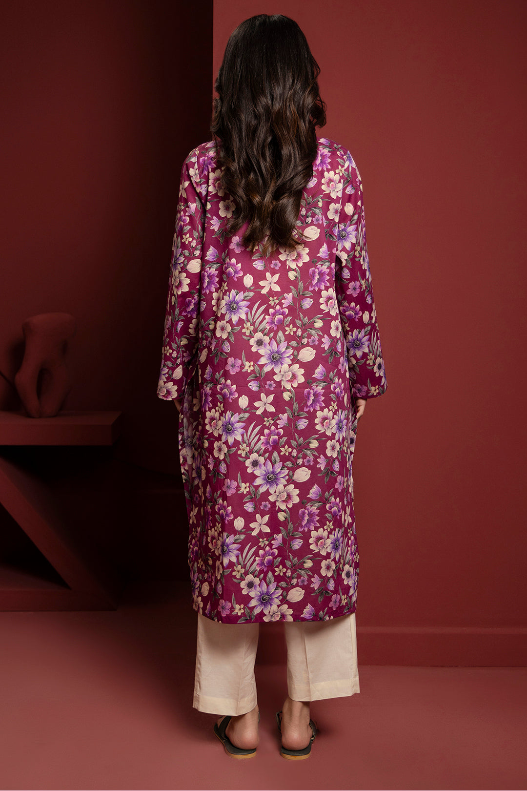 Zellbury | Winter Pret | Kurta - 3252 -  Zellbury Women Essential Pret - Original Designer Dress - House of Maryam