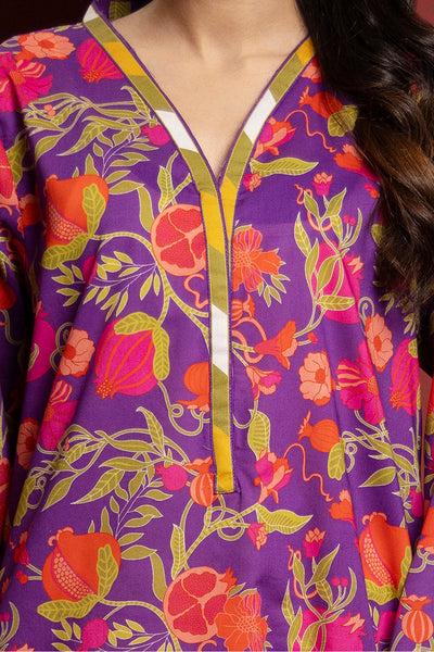 Zellbury | Winter Pret | Kurta - 3254 -  Zellbury Women Essential Pret - Original Designer Dress - House of Maryam