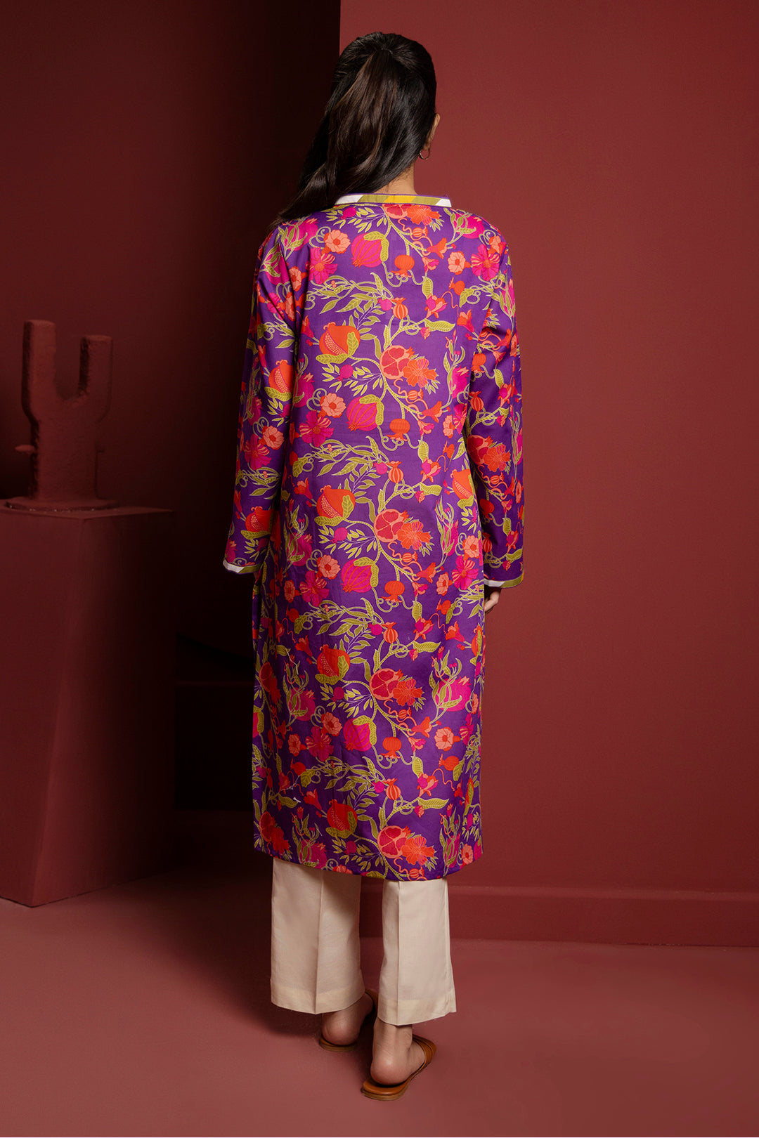 Zellbury | Winter Pret | Kurta - 3254 -  Zellbury Women Essential Pret - Original Designer Dress - House of Maryam