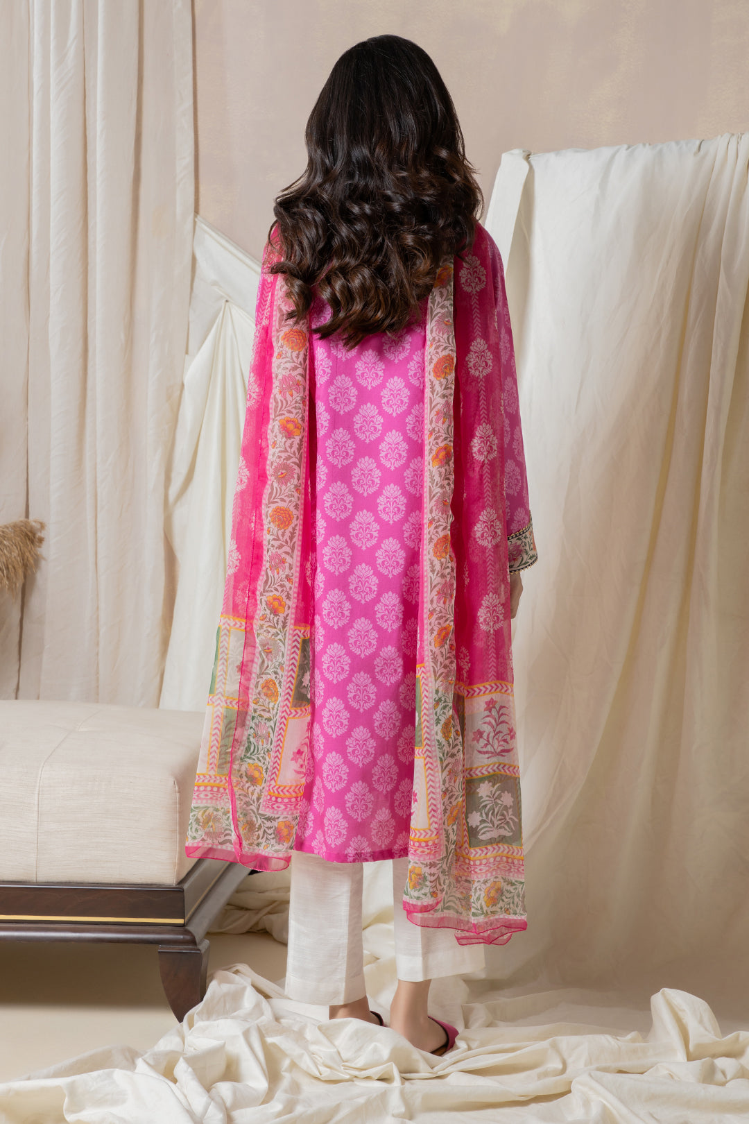 Zellbury | Summer Pret | Kurta Dupatta - 2806 -  Zellbury Women Essential Pret - Original Designer Dress - House of Maryam