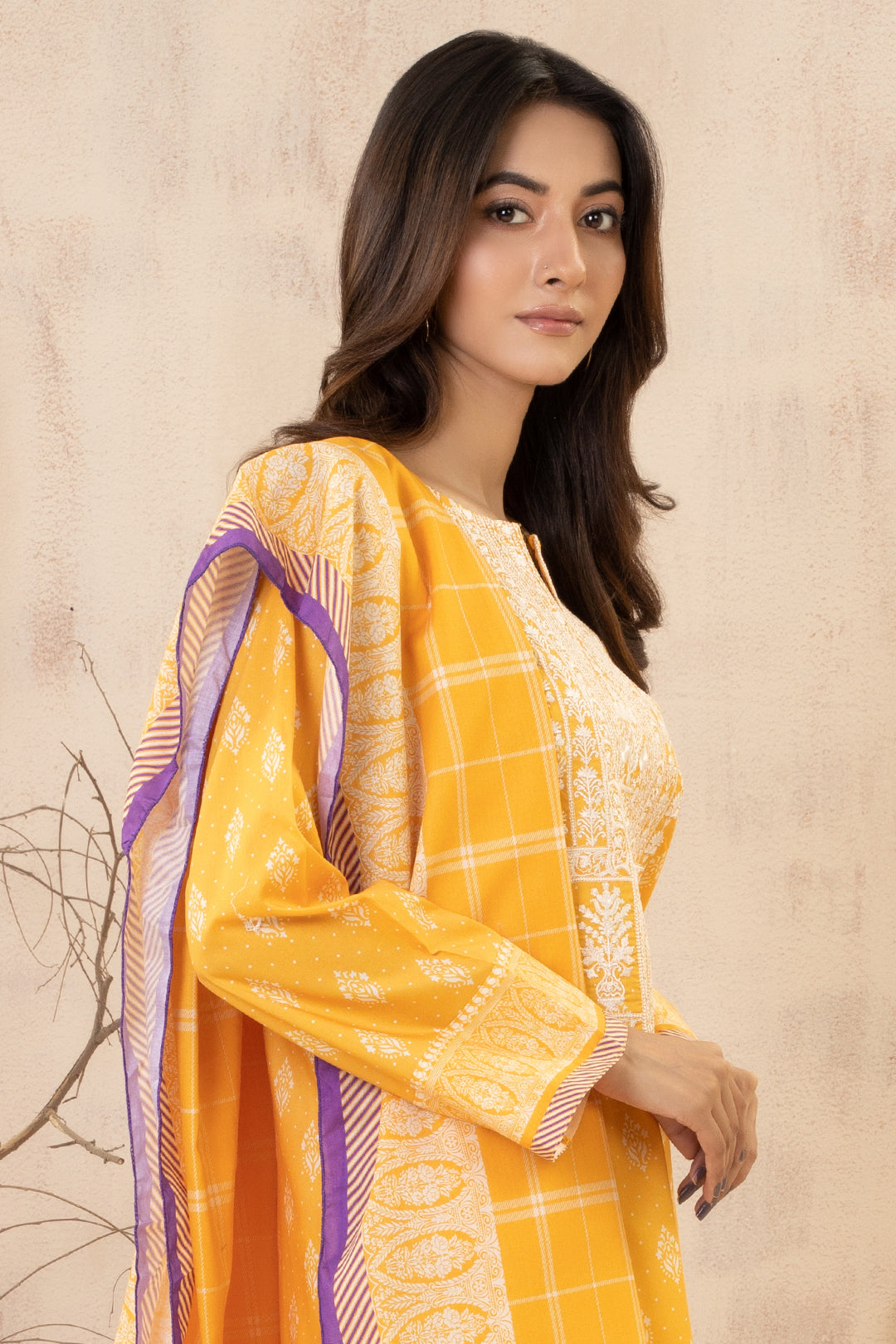 Zellbury | Summer Pret | Embroidered Kurta Dupatta - 2823 -  Zellbury Women Essential Pret - Original Designer Dress - House of Maryam