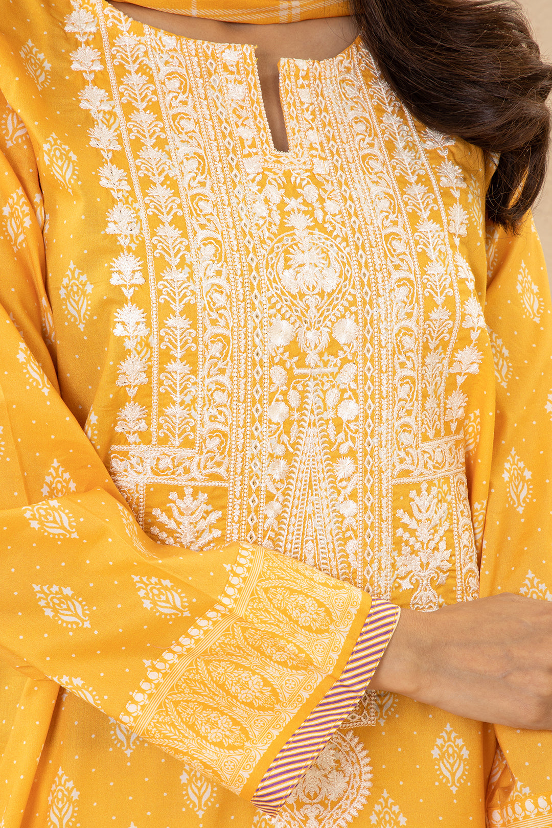 Zellbury | Summer Pret | Embroidered Kurta Dupatta - 2823 -  Zellbury Women Essential Pret - Original Designer Dress - House of Maryam