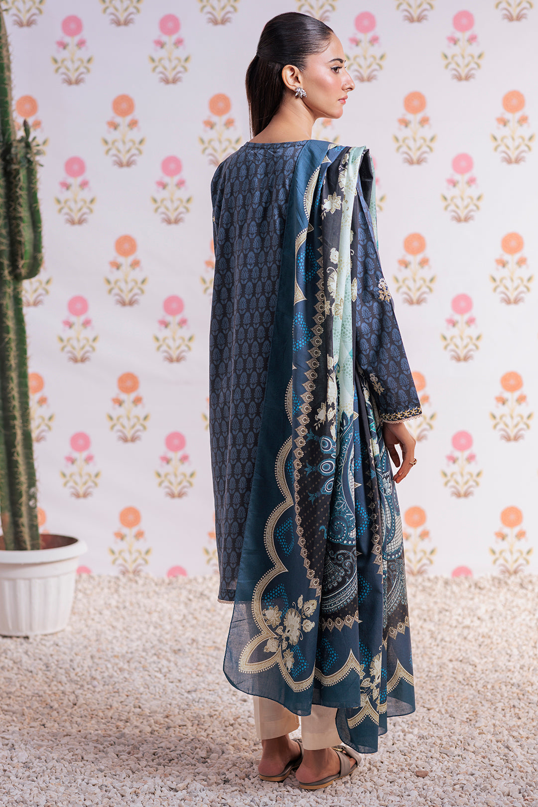 Zellbury | Summer Pret | Embroidered Kurta Dupatta - 2851 -  Zellbury Women Essential Pret -  House of Maryam