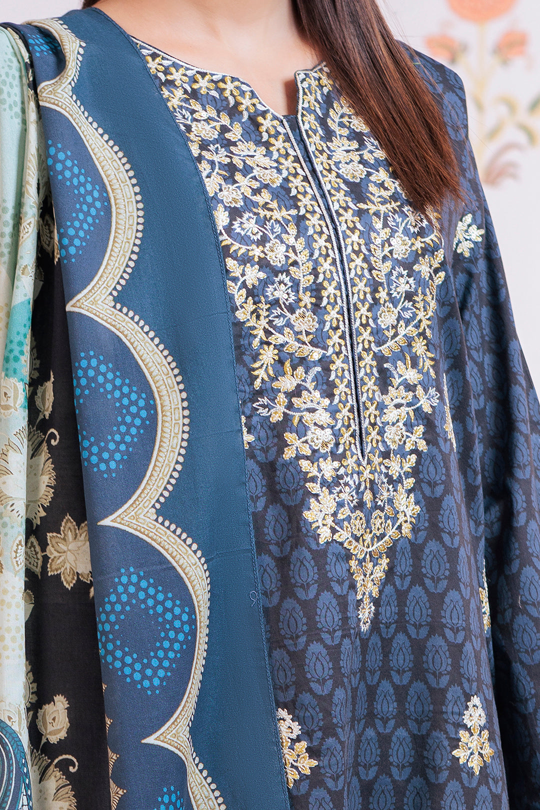 Zellbury | Summer Pret | Embroidered Kurta Dupatta - 2851 -  Zellbury Women Essential Pret - Original Designer Dress - House of Maryam