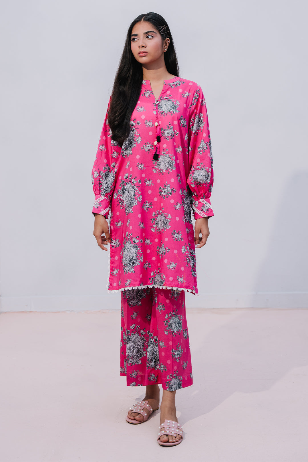 Zellbury | Summer Pret | Kurta Trouser - 2852 -  Zellbury Women Essential Pret - Original Designer Dress - House of Maryam