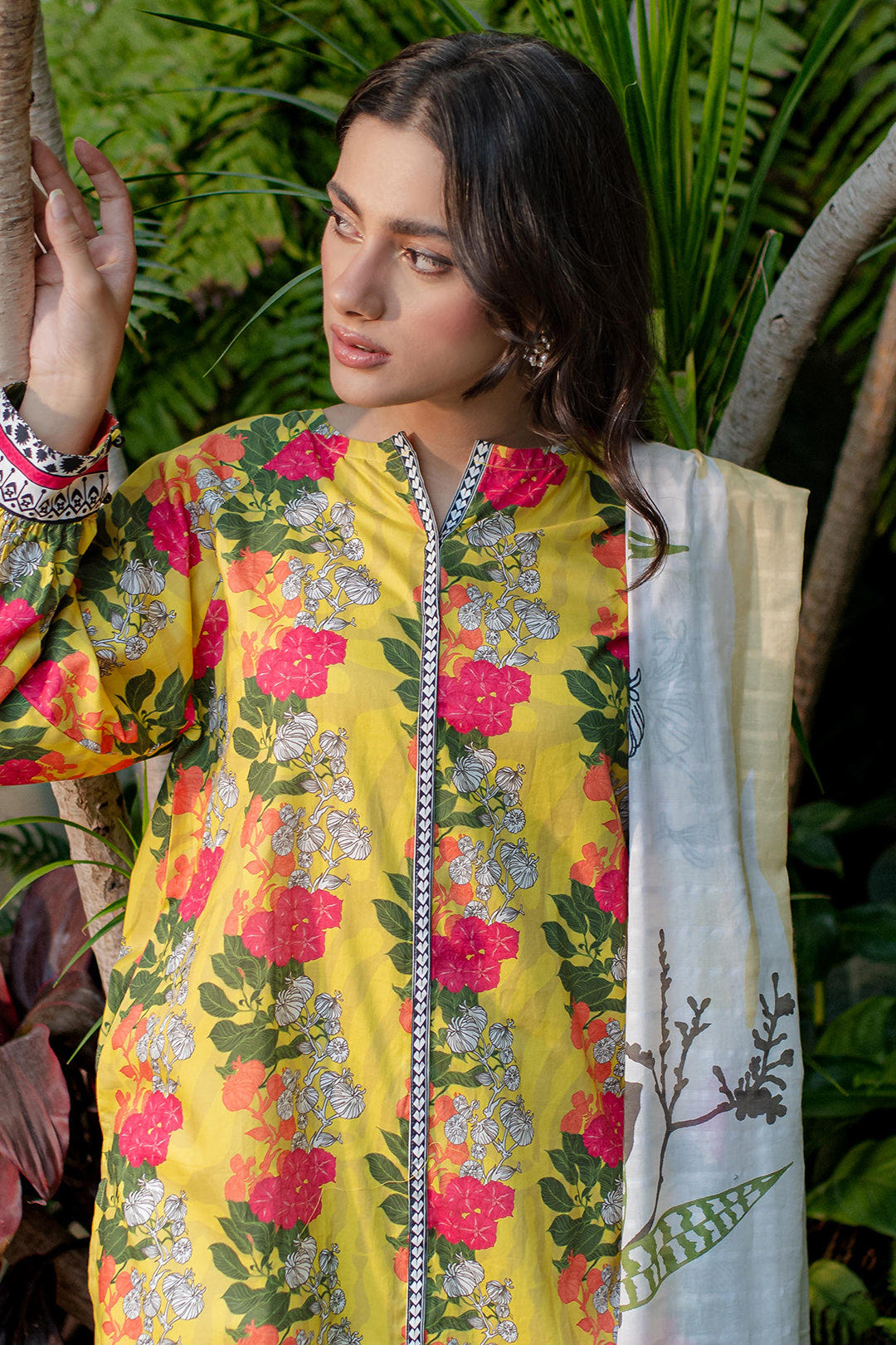 Zellbury | Summer Pret | Kurta Dupatta - 2870 -  Zellbury Women Essential Pret - Original Designer Dress - House of Maryam