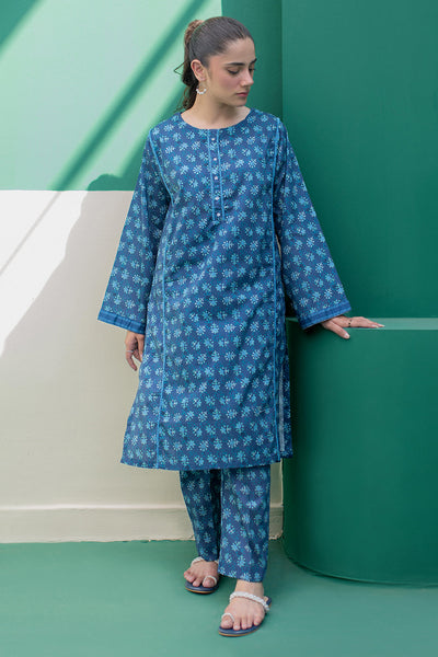 Zellbury | Summer Pret | Kurta Trouser - 2871 -  Zellbury Women Essential Pret - Original Designer Dress - House of Maryam