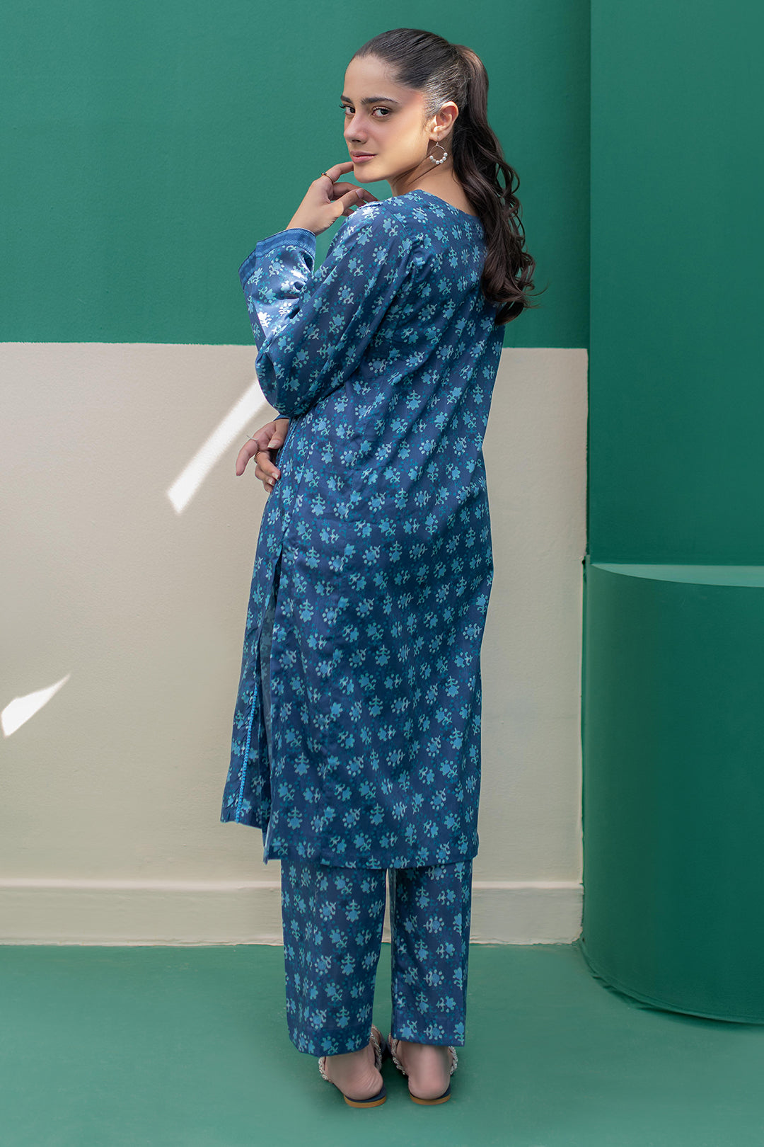 Zellbury | Summer Pret | Kurta Trouser - 2871 -  Zellbury Women Essential Pret - Original Designer Dress - House of Maryam