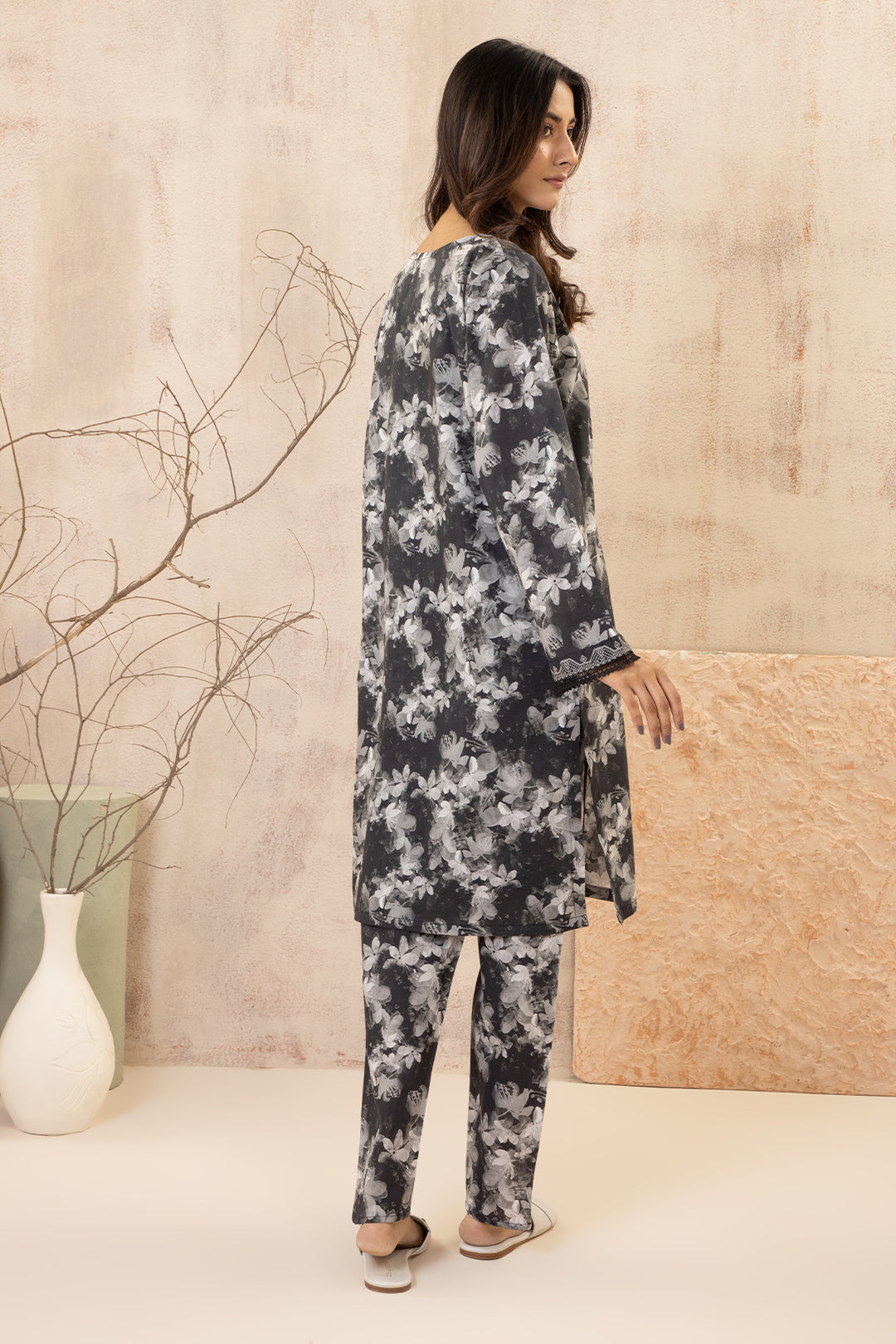 Zellbury | Summer Pret | Kurta Trouser - 2877 -  Zellbury Women Essential Pret - Original Designer Dress - House of Maryam