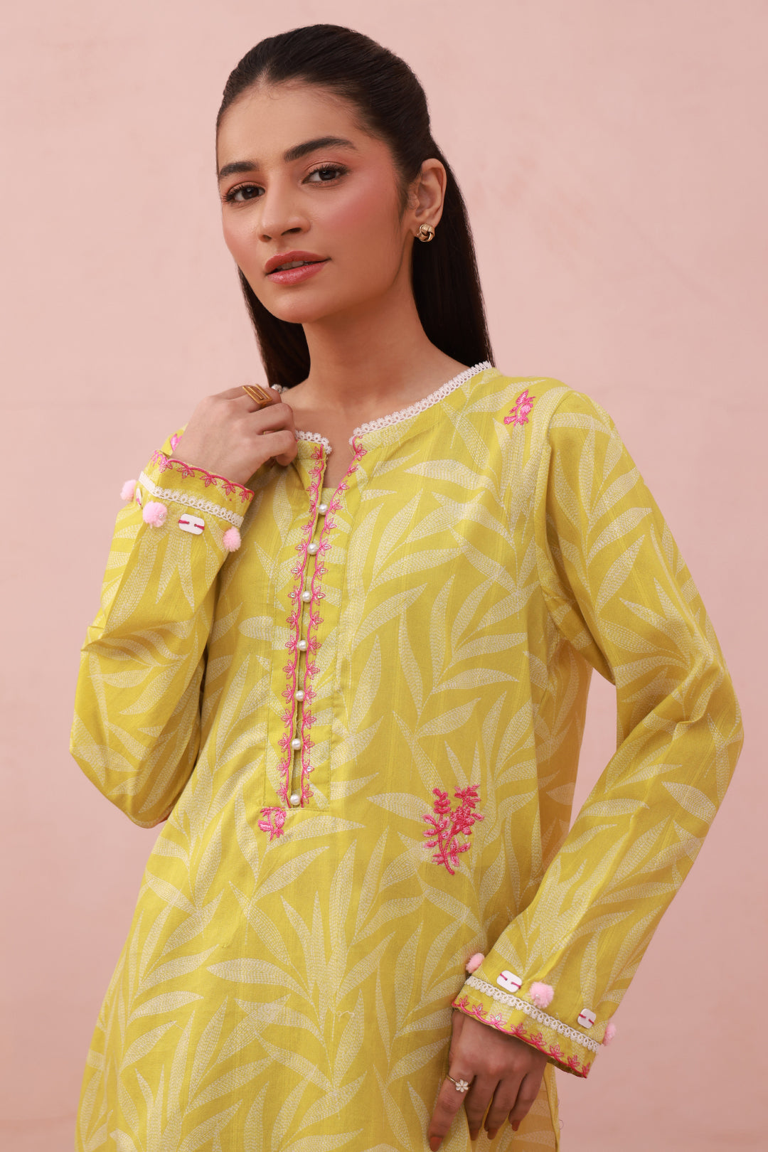 Zellbury | Summer Pret | Embroidered Kurta Trouser - 2882 -  Zellbury Women Essential Pret - Original Designer Dress - House of Maryam