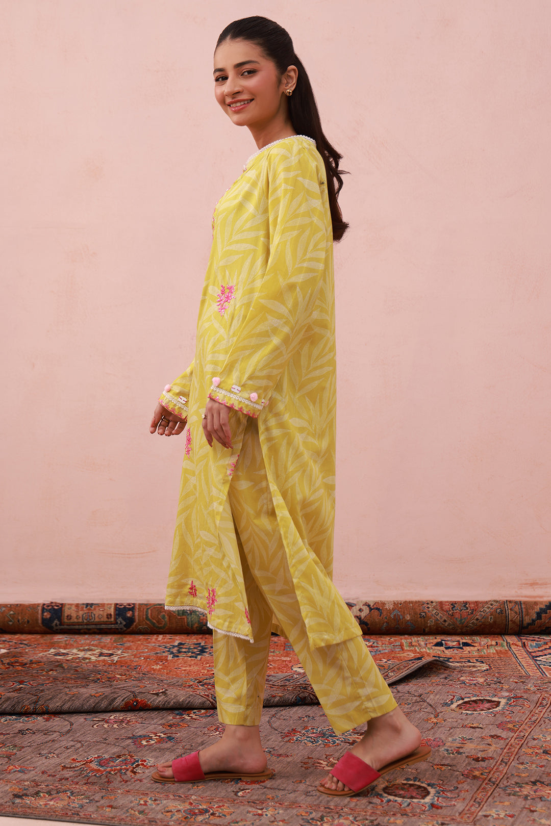 Zellbury | Summer Pret | Embroidered Kurta Trouser - 2882 -  Zellbury Women Essential Pret - Original Designer Dress - House of Maryam