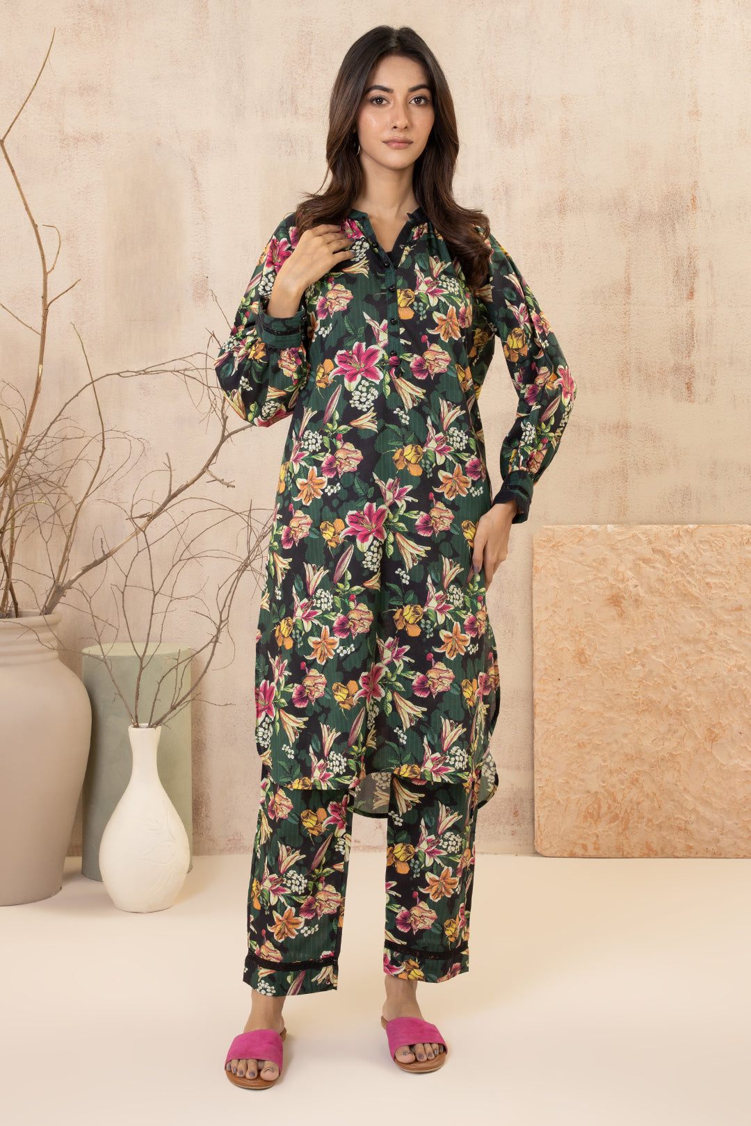 Zellbury | Summer Pret | Kurta Trouser - 2898 -  Zellbury Women Essential Pret - Original Designer Dress - House of Maryam