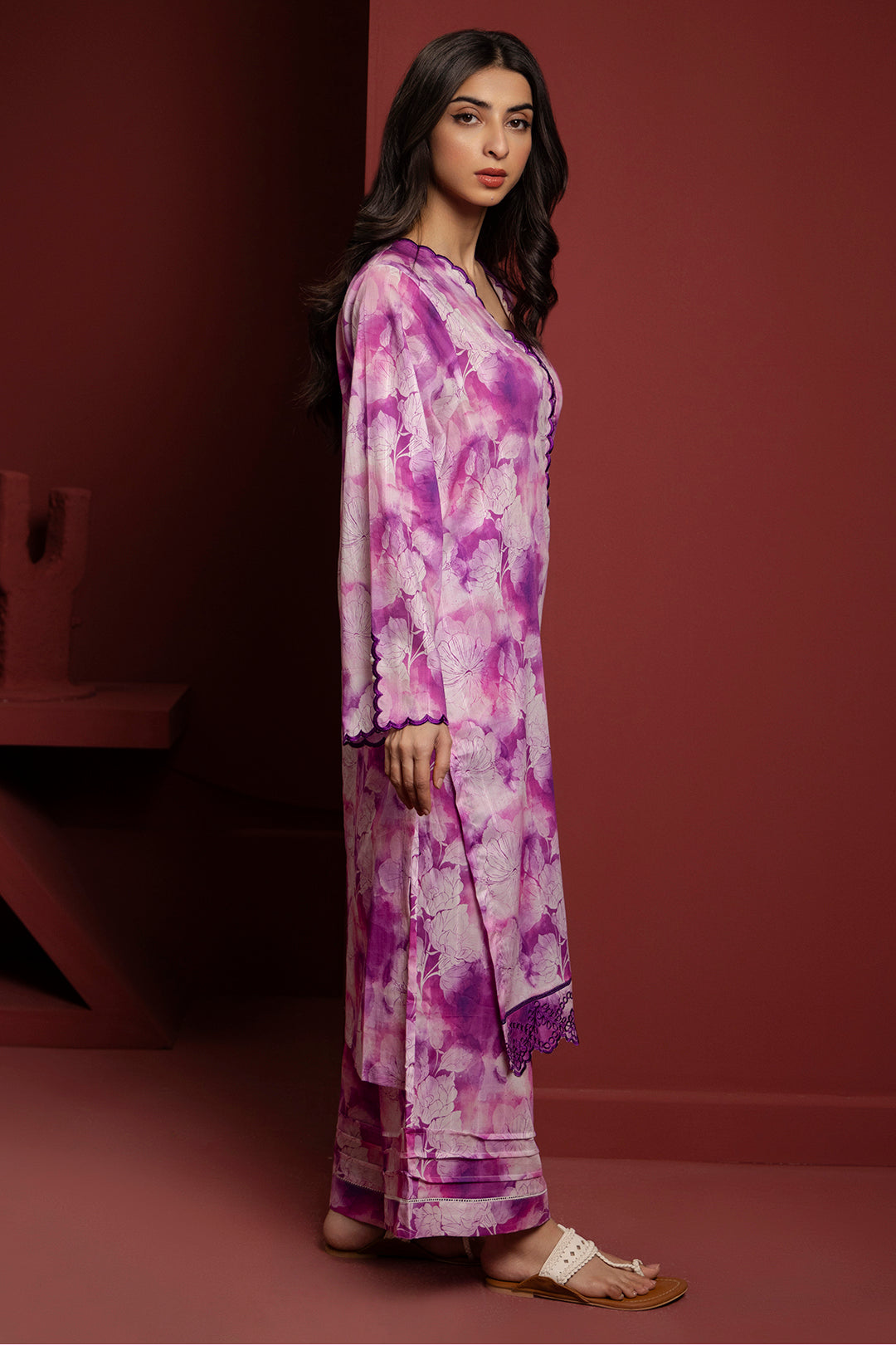 Zellbury | Summer Pret | Embroidered Kurta Trouser - 2900 -  Zellbury Women Essential Pret - Original Designer Dress - House of Maryam