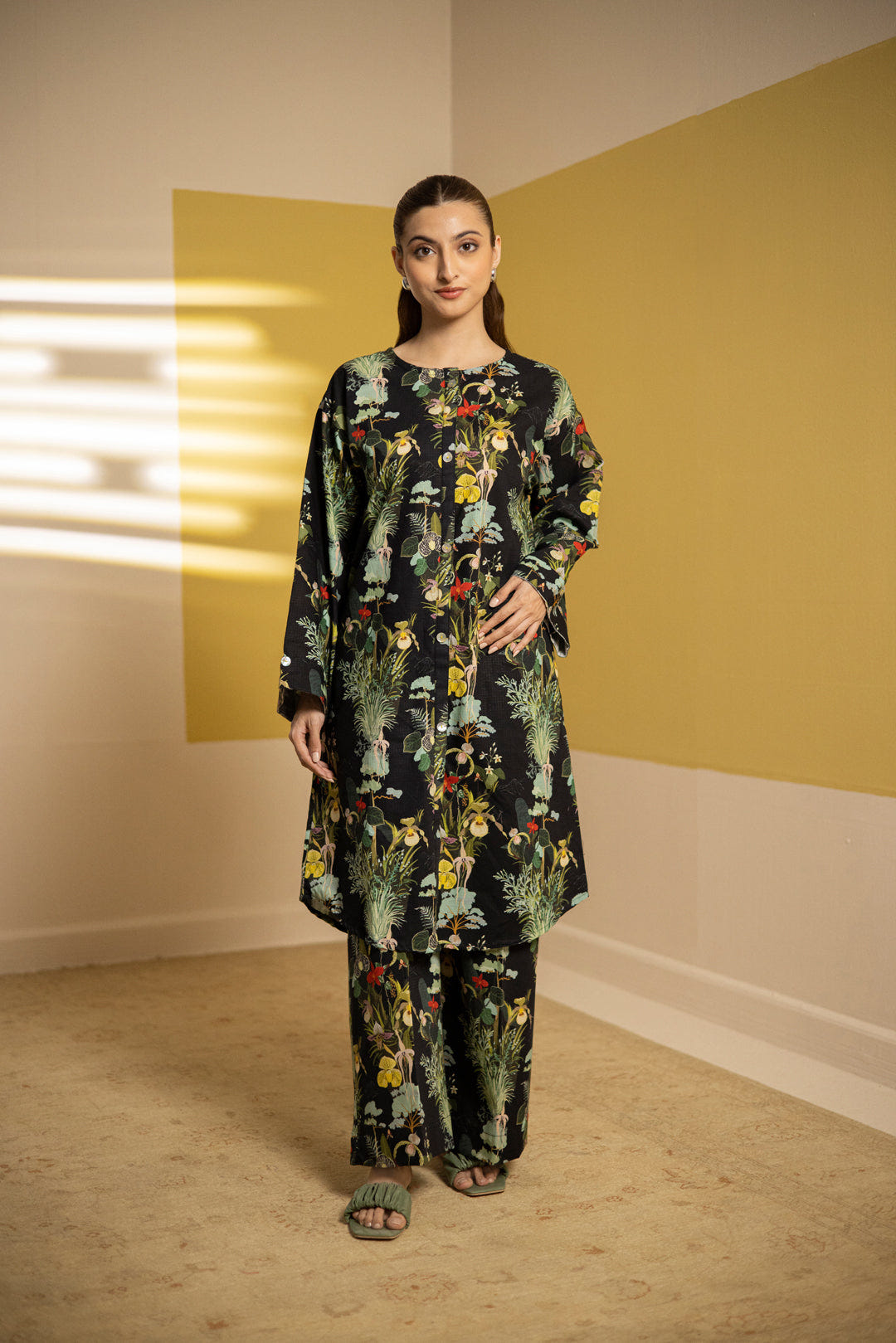 Zellbury | Summer Pret | Kurta Trouser - 3200 -  Zellbury Women Essential Pret - Original Designer Dress - House of Maryam