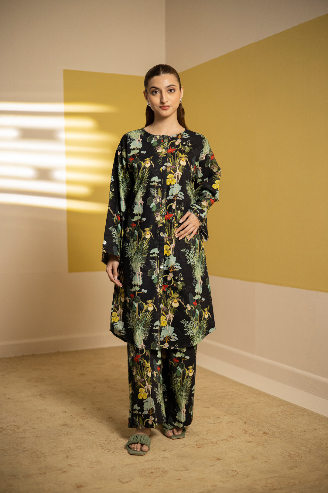 Zellbury | Summer Pret | Kurta Trouser - 3200 -  Zellbury Women Essential Pret - Original Designer Dress - House of Maryam