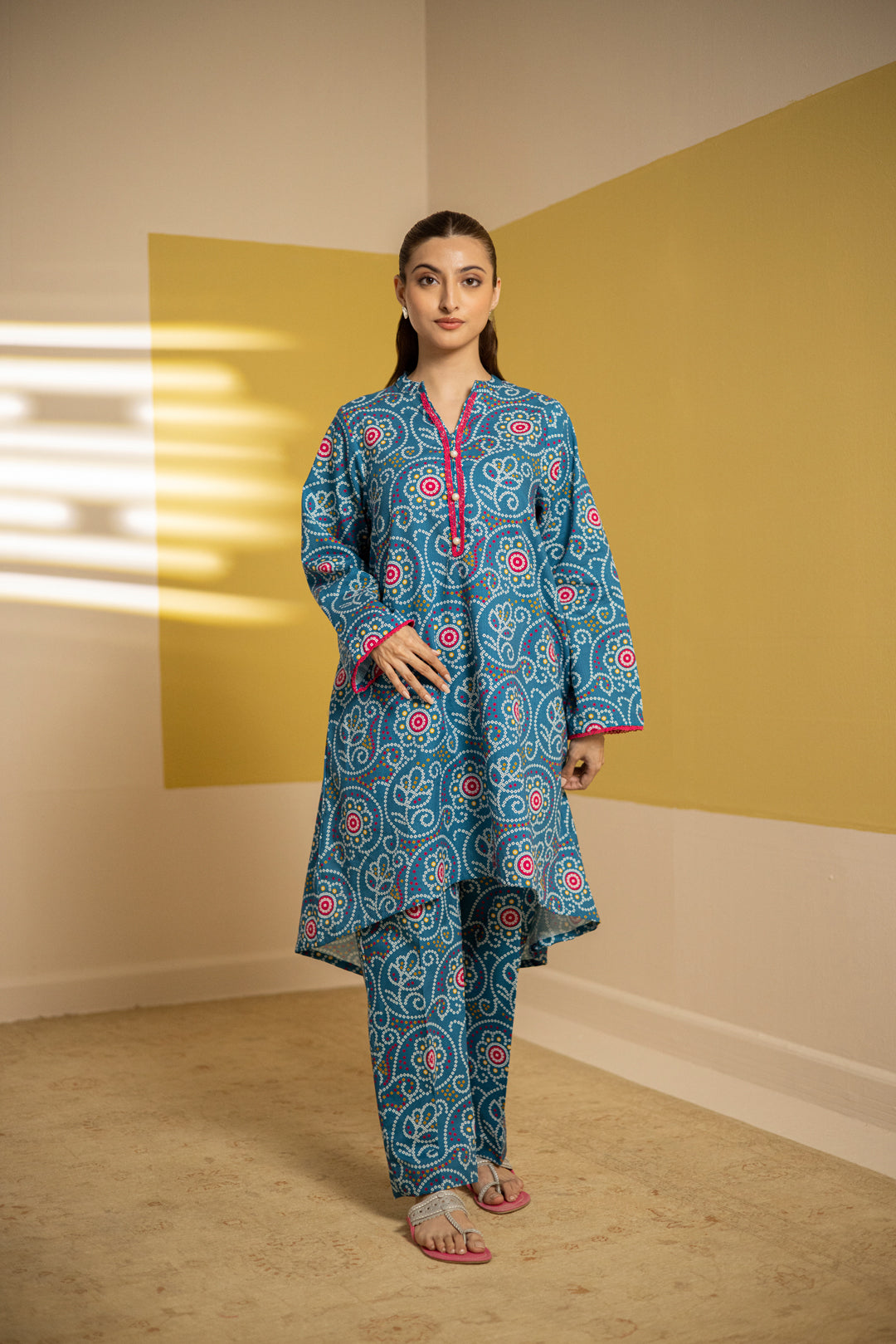 Zellbury | Summer Pret | Kurta Trouser - 3202 -  Zellbury Women Essential Pret - Original Designer Dress - House of Maryam
