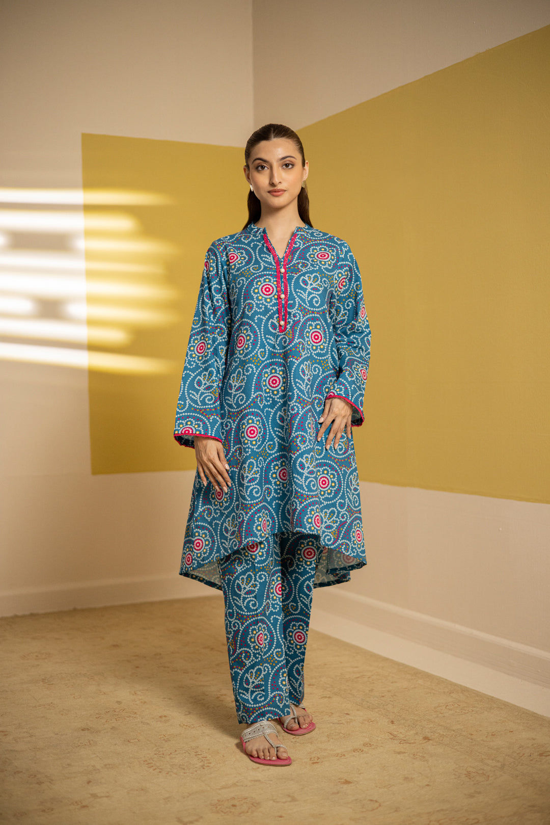 Zellbury | Summer Pret | Kurta Trouser - 3202 -  Zellbury Women Essential Pret - Original Designer Dress - House of Maryam
