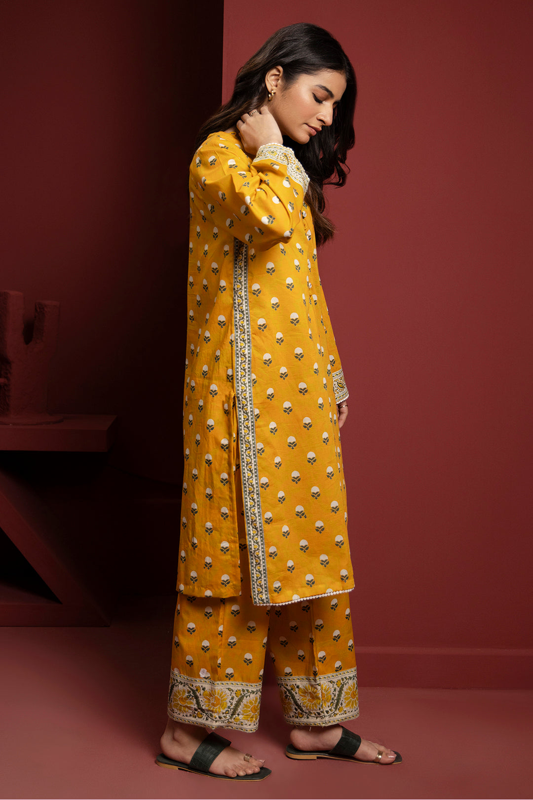 Zellbury | Winter Pret | Kurta Trouser - 3276 -  Zellbury Women Essential Pret - Original Designer Dress - House of Maryam