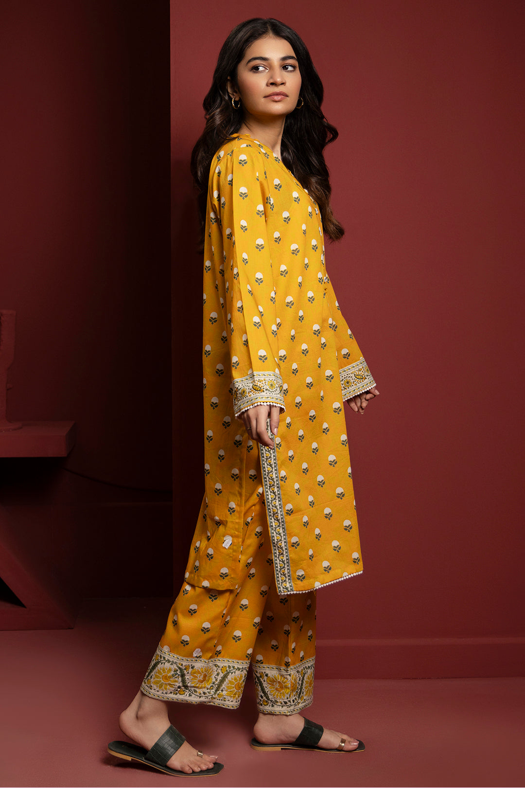 Zellbury | Winter Pret | Kurta Trouser - 3276 -  Zellbury Women Essential Pret - Original Designer Dress - House of Maryam