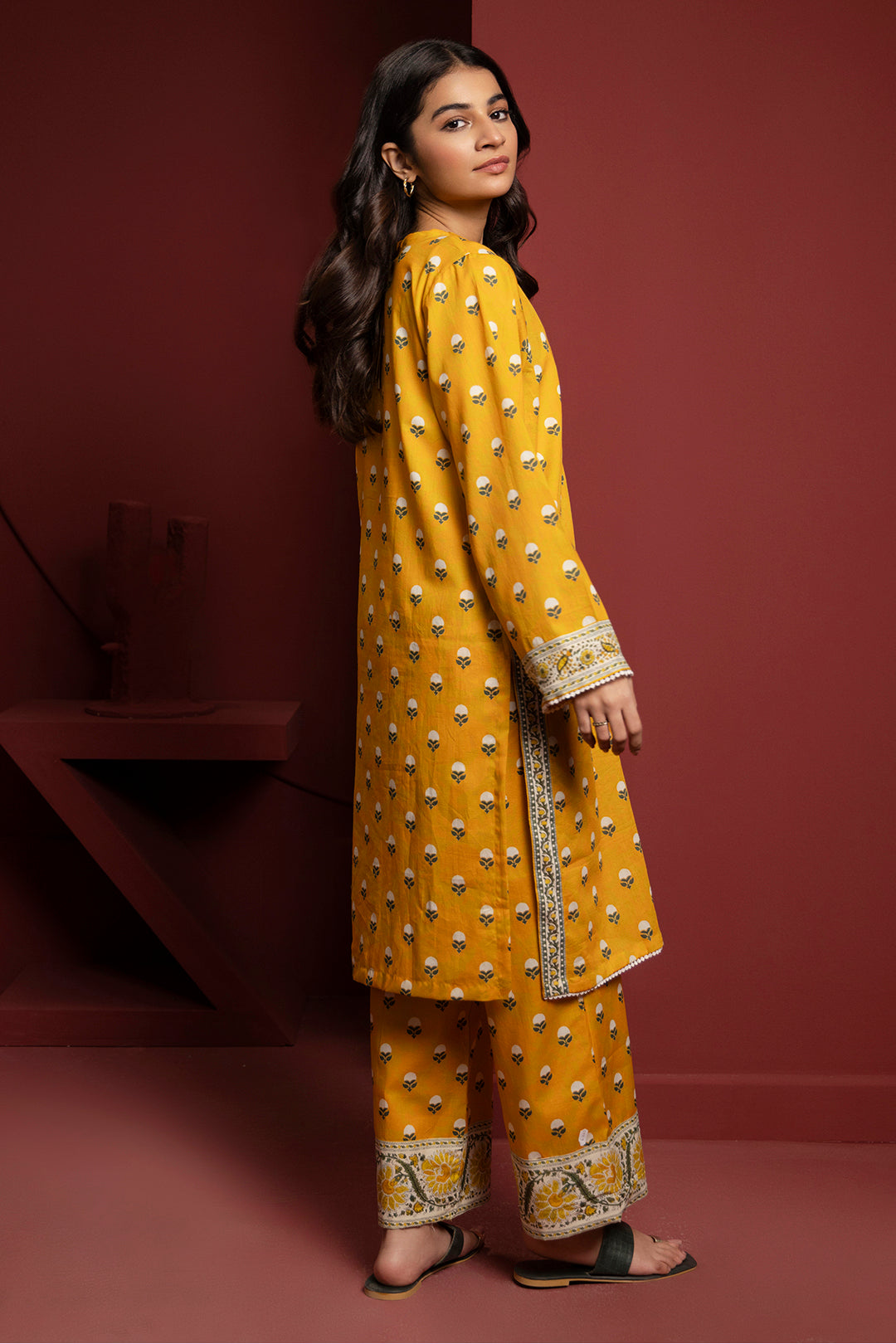 Zellbury | Winter Pret | Kurta Trouser - 3276 -  Zellbury Women Essential Pret - Original Designer Dress - House of Maryam