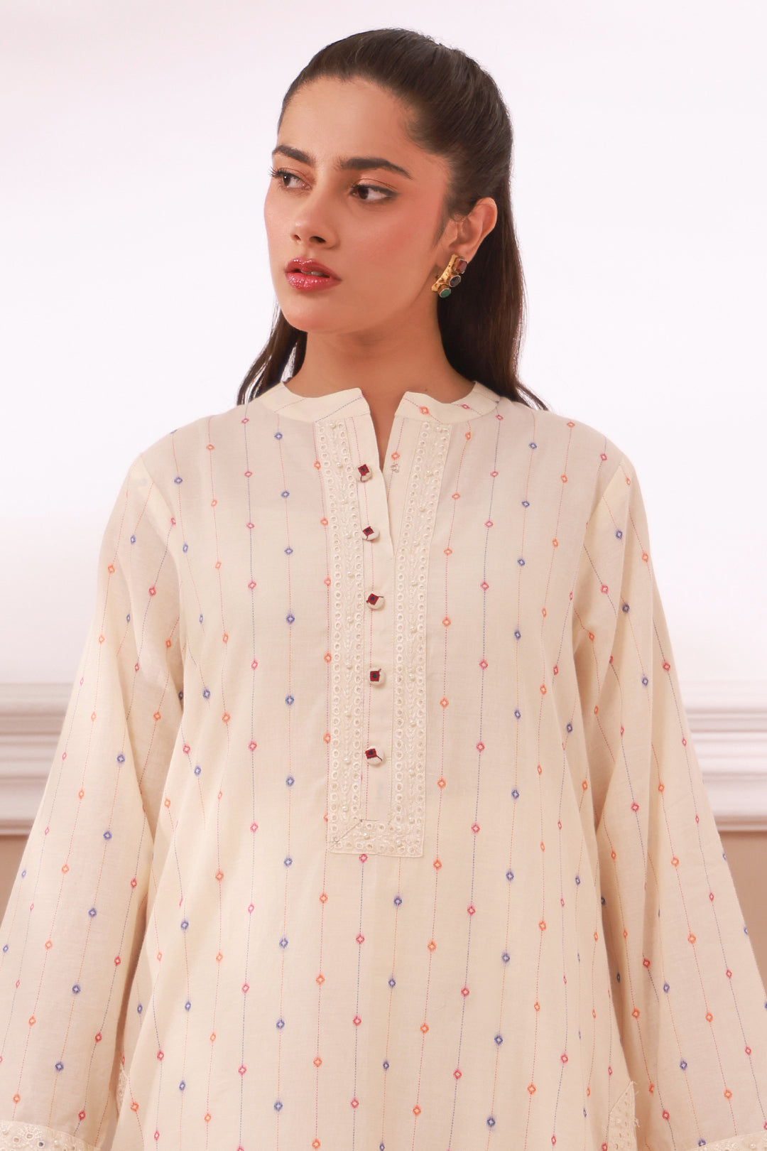Zellbury | Summer Pret | Embroidered Kurta Trouser - 3323 -  Zellbury Women Signature Pret - Original Designer Dress - House of Maryam