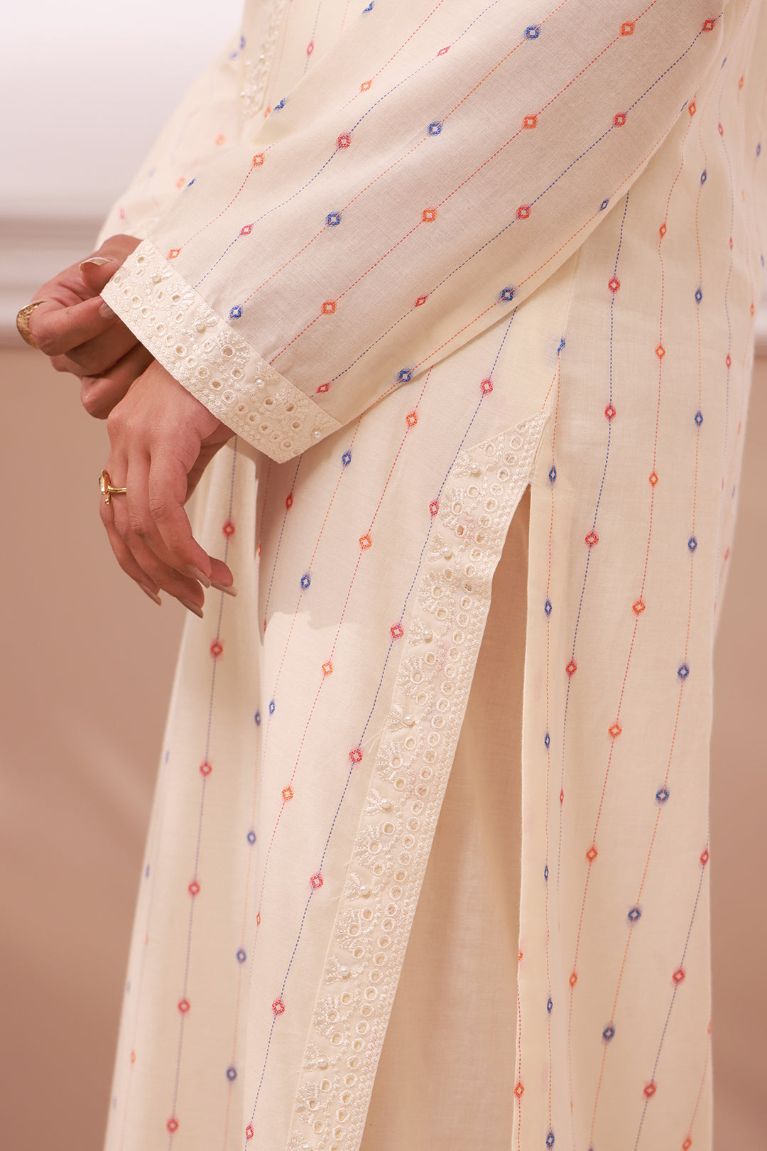 Zellbury | Summer Pret | Embroidered Kurta Trouser - 3323 -  Zellbury Women Signature Pret - Original Designer Dress - House of Maryam