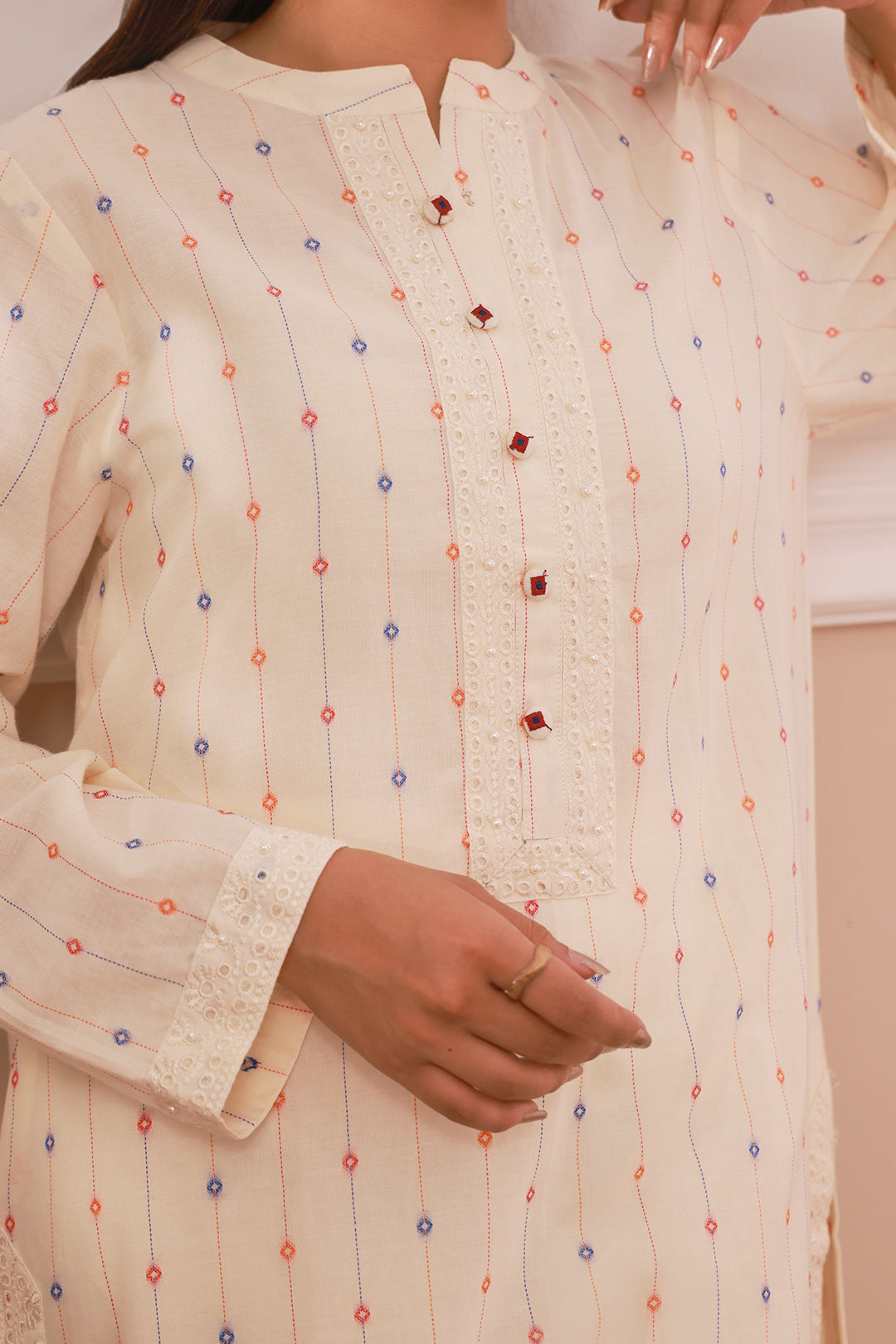 Zellbury | Summer Pret | Embroidered Kurta Trouser - 3323 -  Zellbury Women Signature Pret - Original Designer Dress - House of Maryam