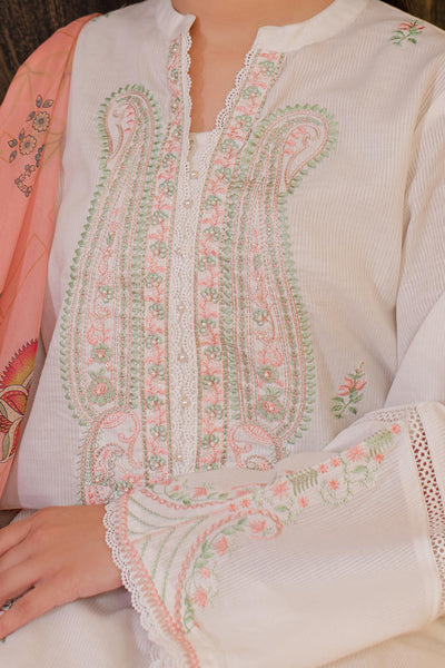Zellbury | Summer Pret | Embroidered Kurta Dupatta - 3330 -  Zellbury Women Essential Pret - Original Designer Dress - House of Maryam
