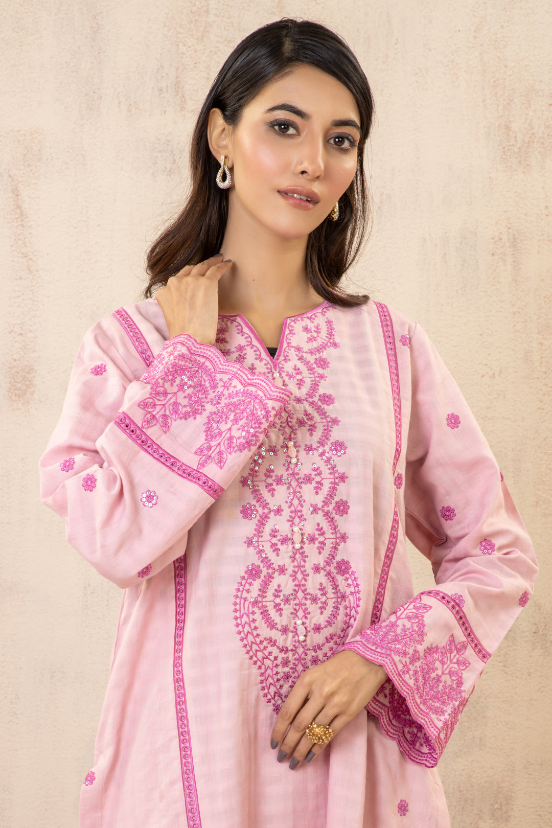 Zellbury | Summer Pret | Embroidered Kurta Trouser - 3331 -  Zellbury Women Signature Pret - Original Designer Dress - House of Maryam