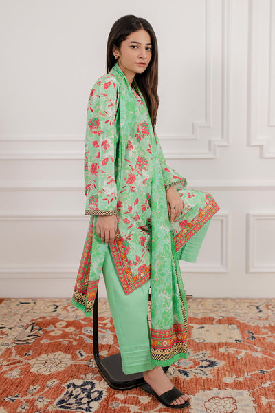 Zellbury | Summer Pret | Kurta Dupatta Trouser - 2829 -  Zellbury Women Essential Pret - Original Designer Dress - House of Maryam