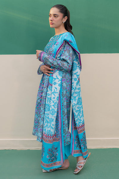 Zellbury | Summer Pret | Kurta Dupatta Trouser - 2856 -  Zellbury Women Essential Pret - Original Designer Dress - House of Maryam
