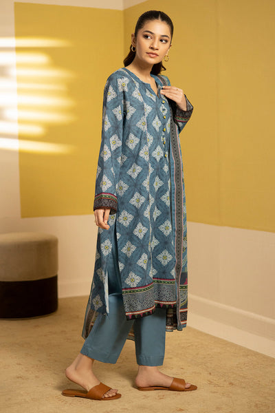 Zellbury | Summer Pret | Kurta Dupatta Trouser - 3244 -  Zellbury Women Essential Pret - Original Designer Dress - House of Maryam