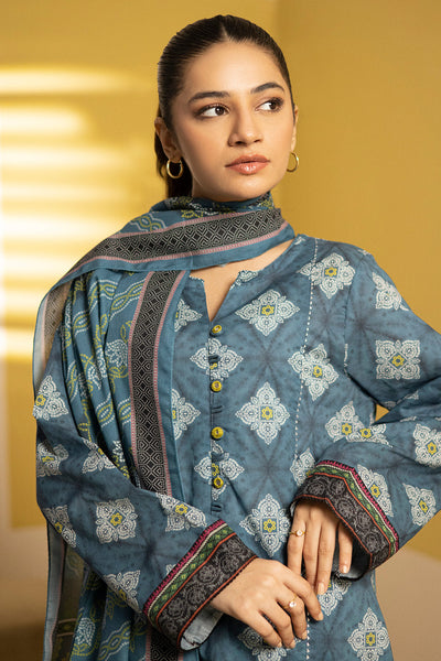Zellbury | Summer Pret | Kurta Dupatta Trouser - 3244 -  Zellbury Women Essential Pret - Original Designer Dress - House of Maryam
