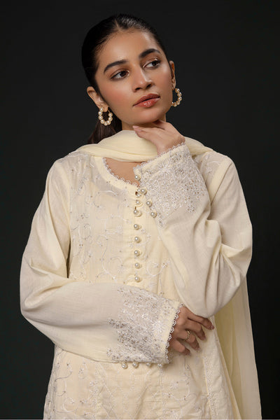 Zellbury | Summer Pret | Embroidered Kurta Dupatta Trouser - 3332 -  Zellbury Women Signature Pret - Original Designer Dress - House of Maryam
