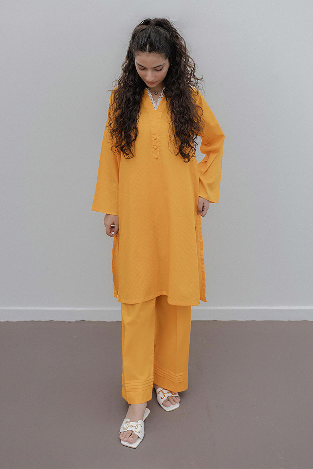 Zellbury | Summer Pret | Embroidered Kurta Trouser - 0923 -  Zellbury Women Essential Pret - Original Designer Dress - House of Maryam