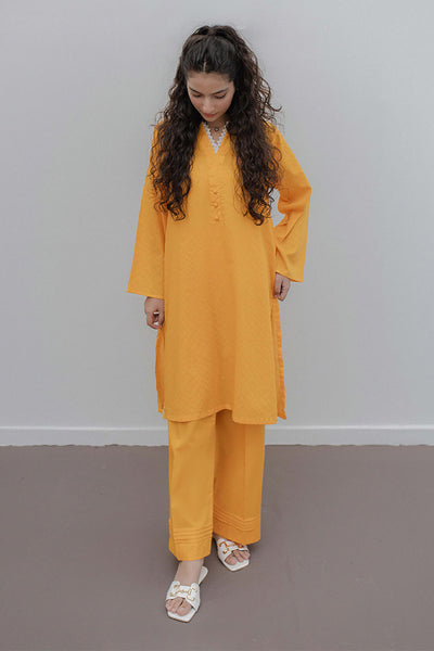 Zellbury | Summer Pret | Embroidered Kurta Trouser - 0923 -  Zellbury Women Essential Pret - Original Designer Dress - House of Maryam