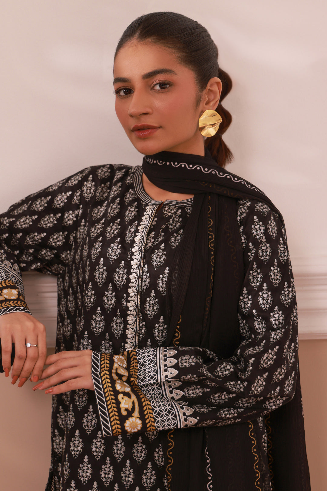 Zellbury | Summer Pret | Embroidered Kurta Dupatta - 0973 -  Zellbury Women Signature Pret - Original Designer Dress - House of Maryam
