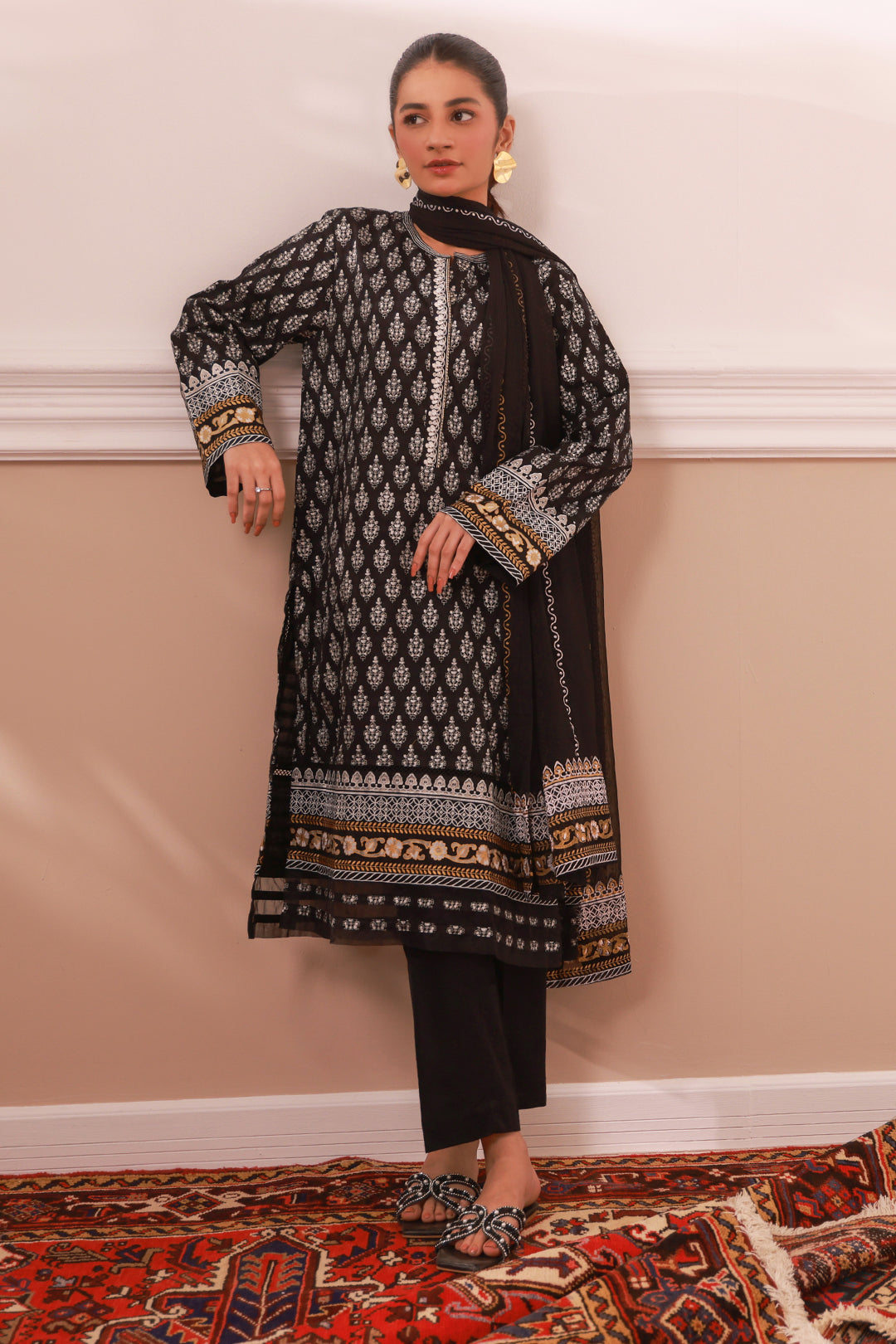 Zellbury | Summer Pret | Embroidered Kurta Dupatta - 0973 -  Zellbury Women Signature Pret - Original Designer Dress - House of Maryam