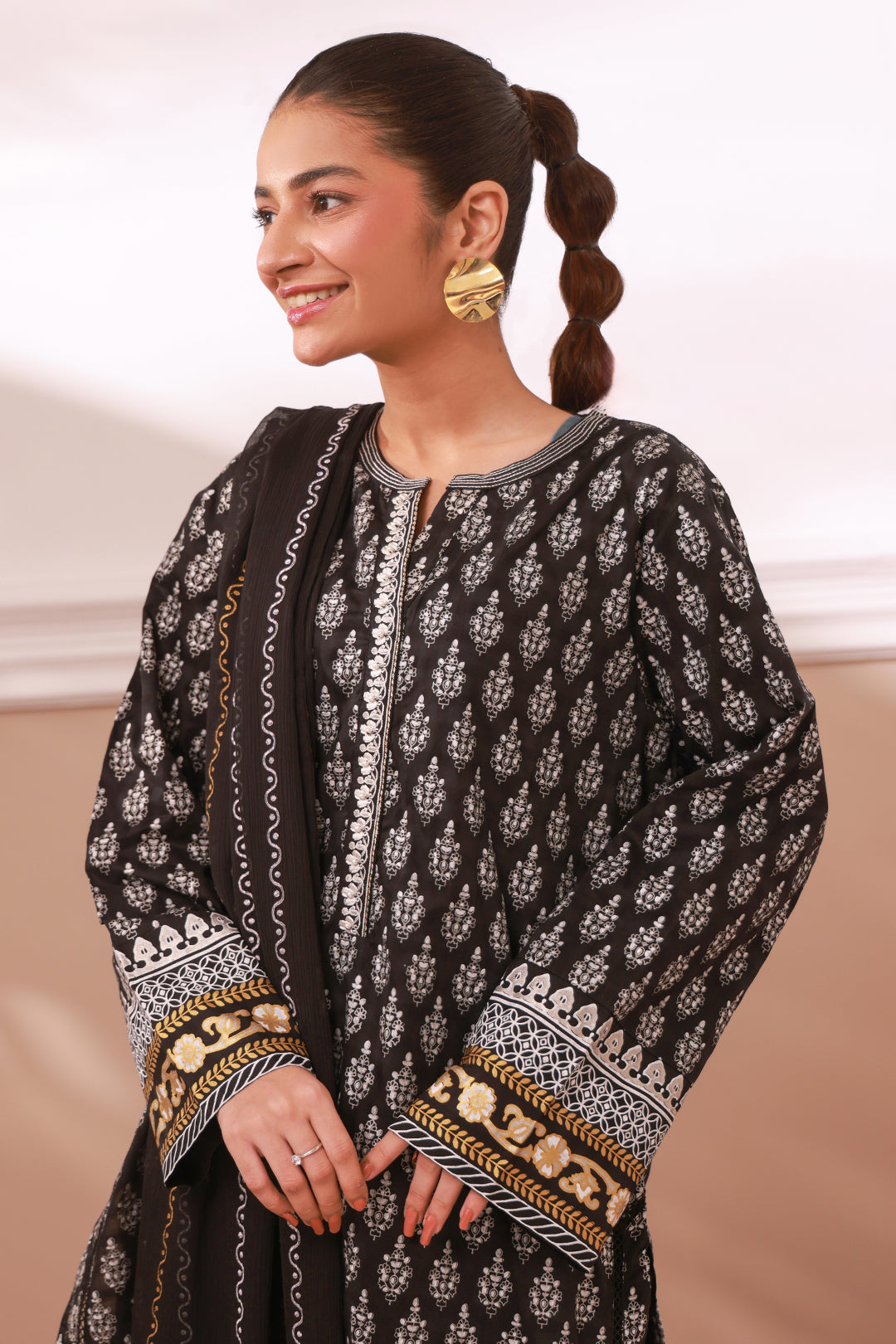 Zellbury | Summer Pret | Embroidered Kurta Dupatta - 0973 -  Zellbury Women Signature Pret - Original Designer Dress - House of Maryam