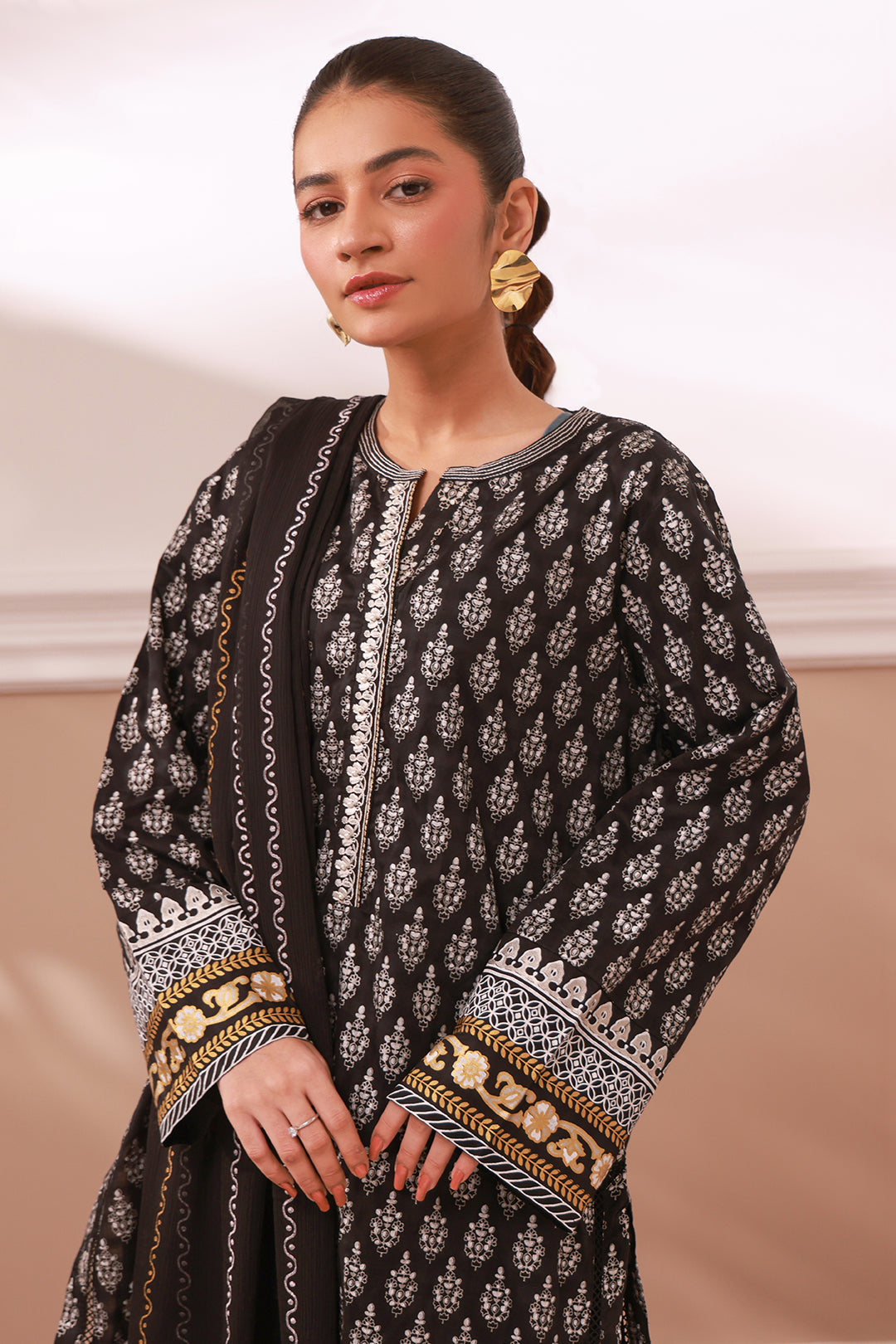 Zellbury | Summer Pret | Embroidered Kurta Dupatta - 0973 -  Zellbury Women Signature Pret - Original Designer Dress - House of Maryam