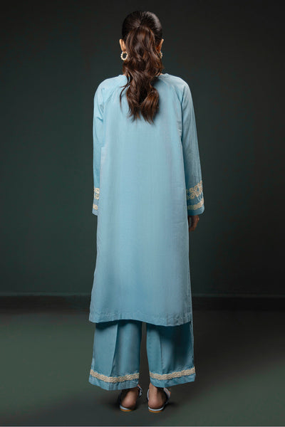 Zellbury | Summer Pret | Embroidered Kurta Trouser - 0977 -  Zellbury Women Signature Pret - Original Designer Dress - House of Maryam