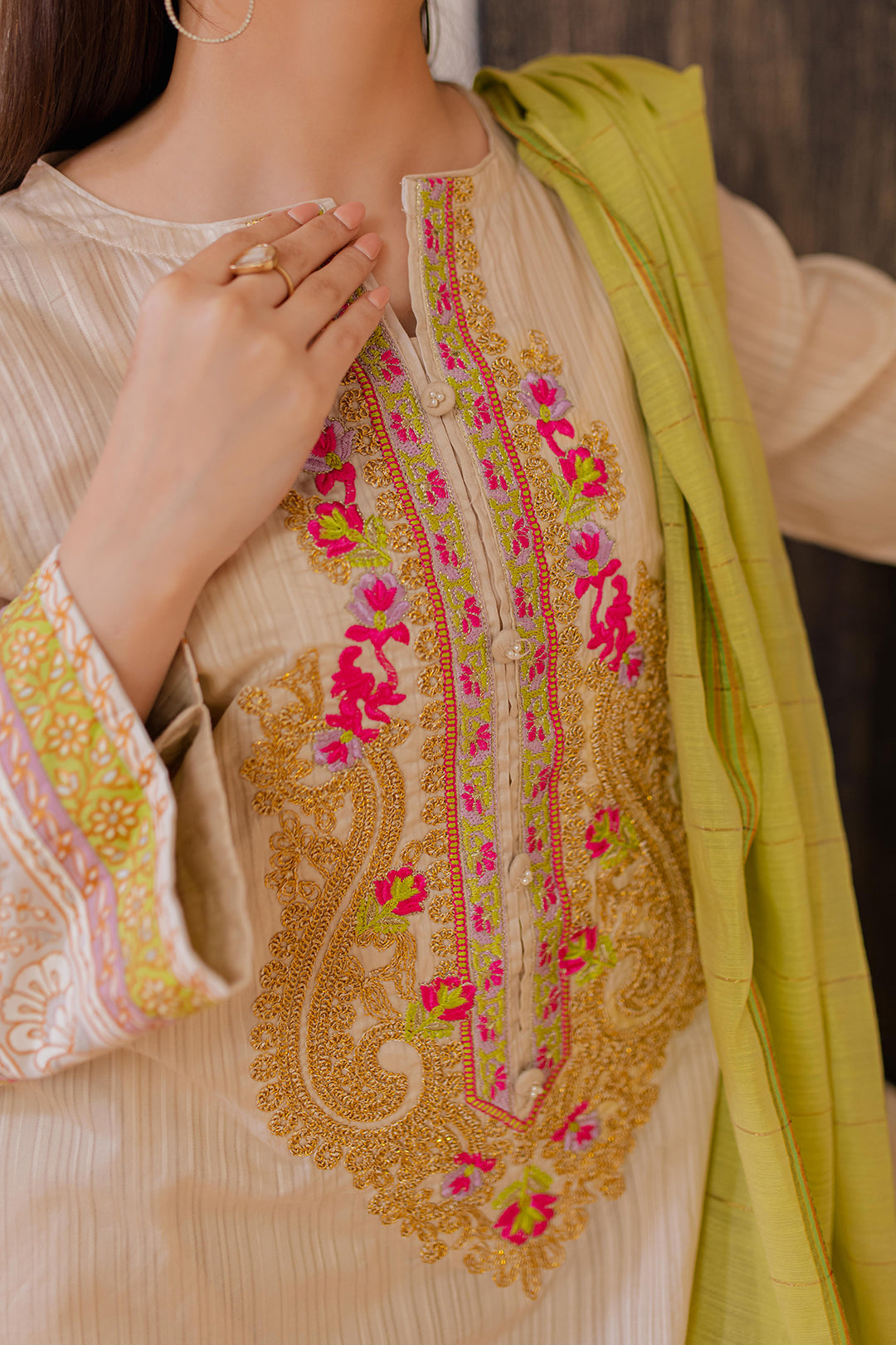 Zellbury | Summer Pret | Embroidered Kurta Dupatta - 1094 -  Zellbury Women Signature Pret - Original Designer Dress - House of Maryam