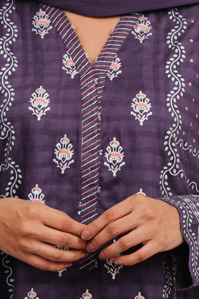 Zellbury | Summer Pret | Kurta Dupatta Trouser - 1102 -  Zellbury Women Signature Pret - Original Designer Dress - House of Maryam