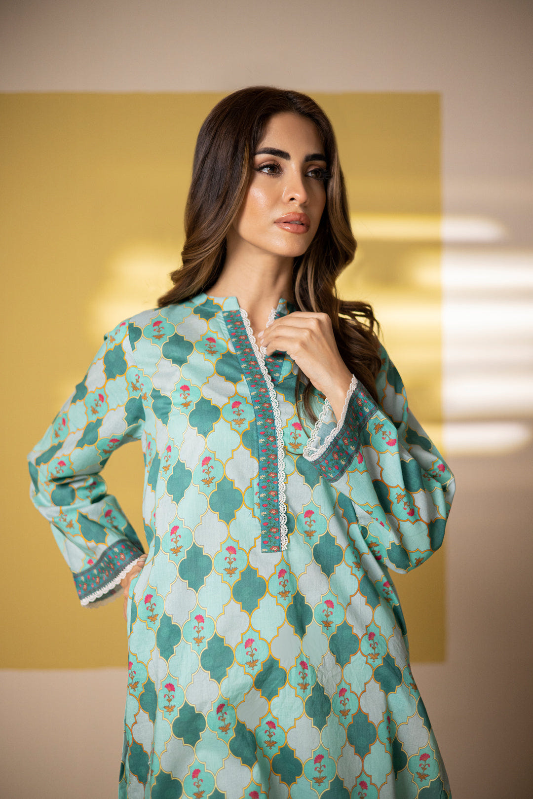Zellbury | Summer Pret | Kurta - 1524 -  Zellbury Women Essential Pret - Original Designer Dress - House of Maryam