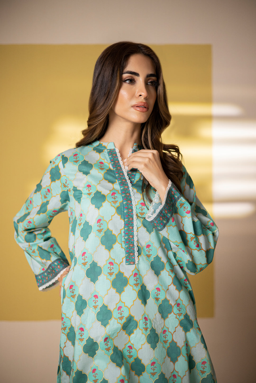 Zellbury | Summer Pret | Kurta - 1524 -  Zellbury Women Essential Pret - Original Designer Dress - House of Maryam